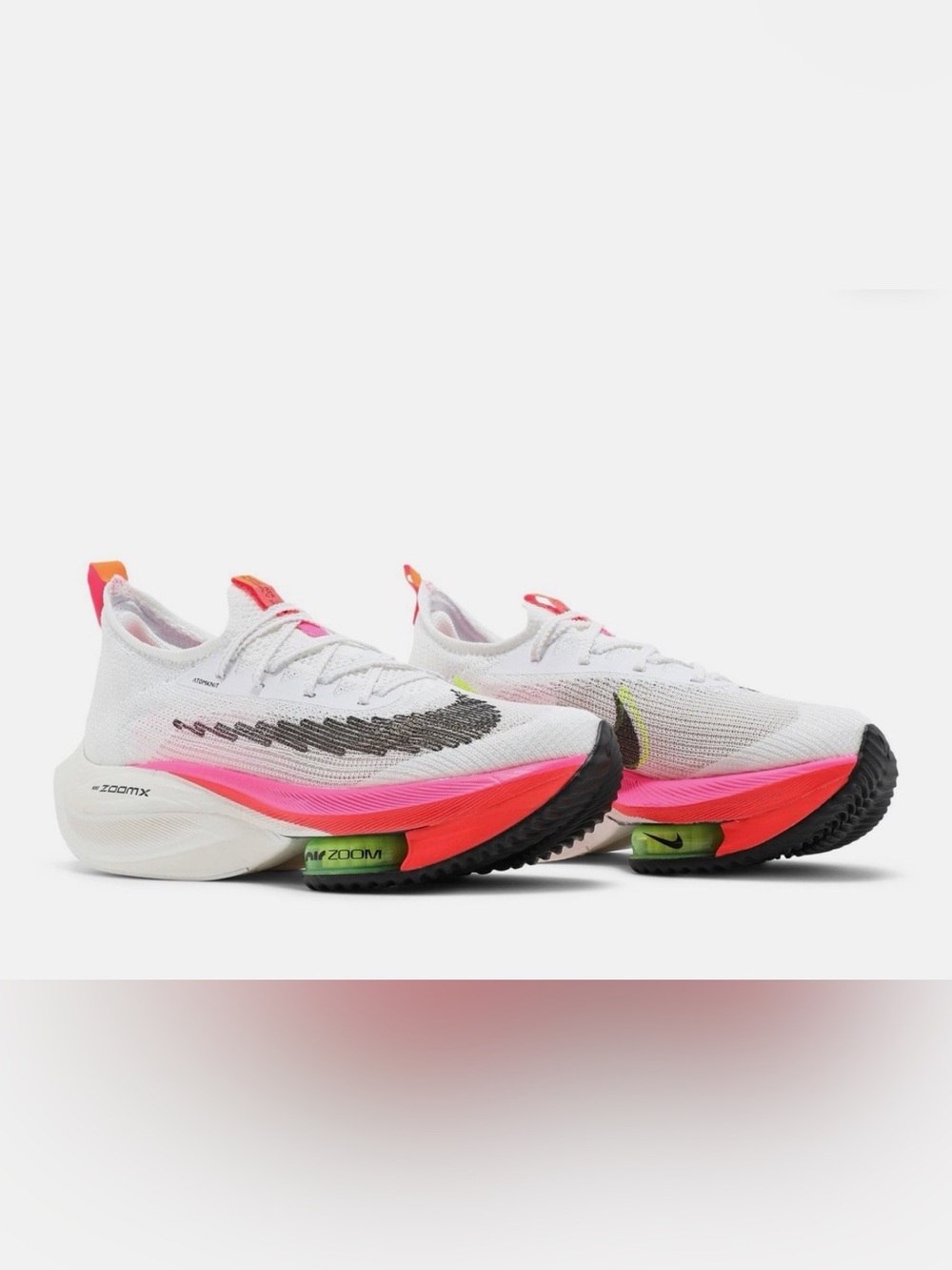 NWT Nike Alphafly Next % - White & Pink Women’s Size 6